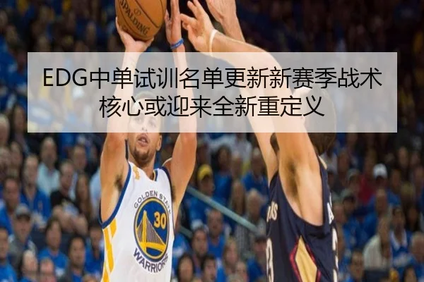 EDG中单试训名单更新新赛季战术核心或迎来全新重定义